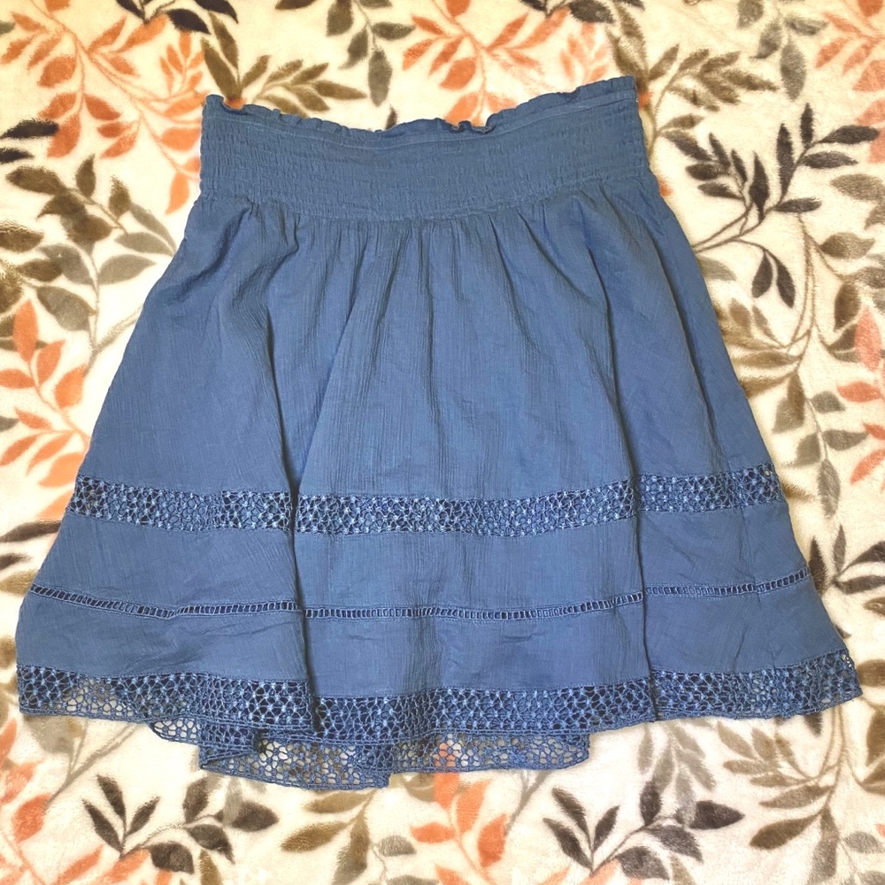 Old Navy Blue Knee-Length Skirt